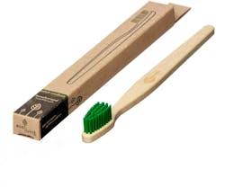 ecoLiving 100% Plant Based Beech Wood Toothbrush FSC 100% Green