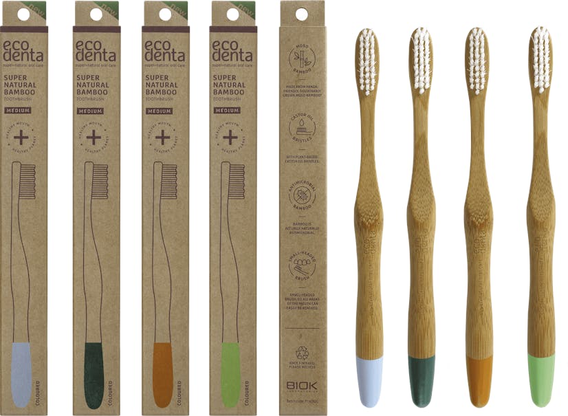 Ecodenta Bamboo Toothbrush Medium 1 pack - 5