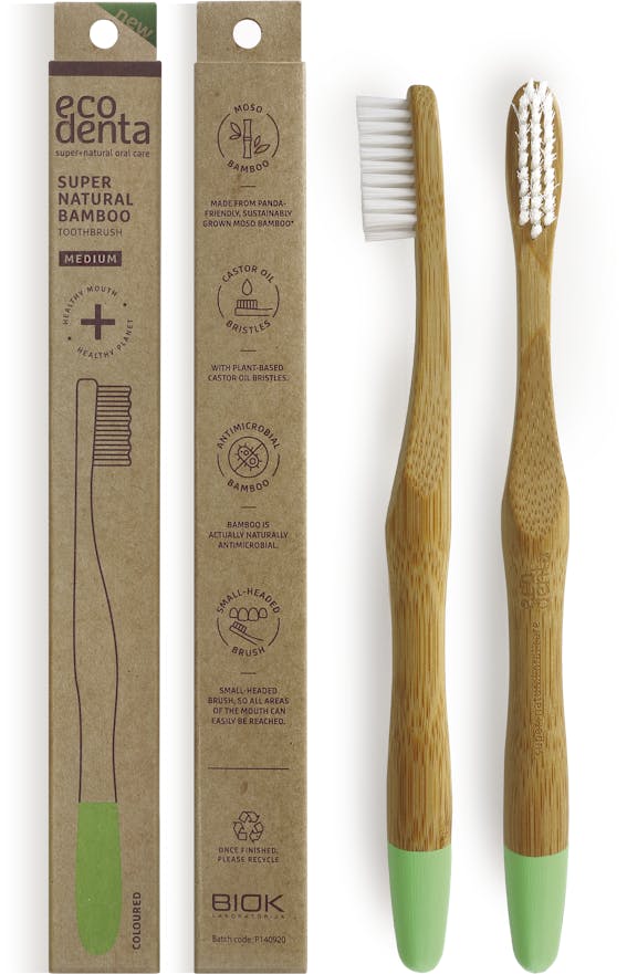 Ecodenta Bamboo Toothbrush Medium 1 pack - 2