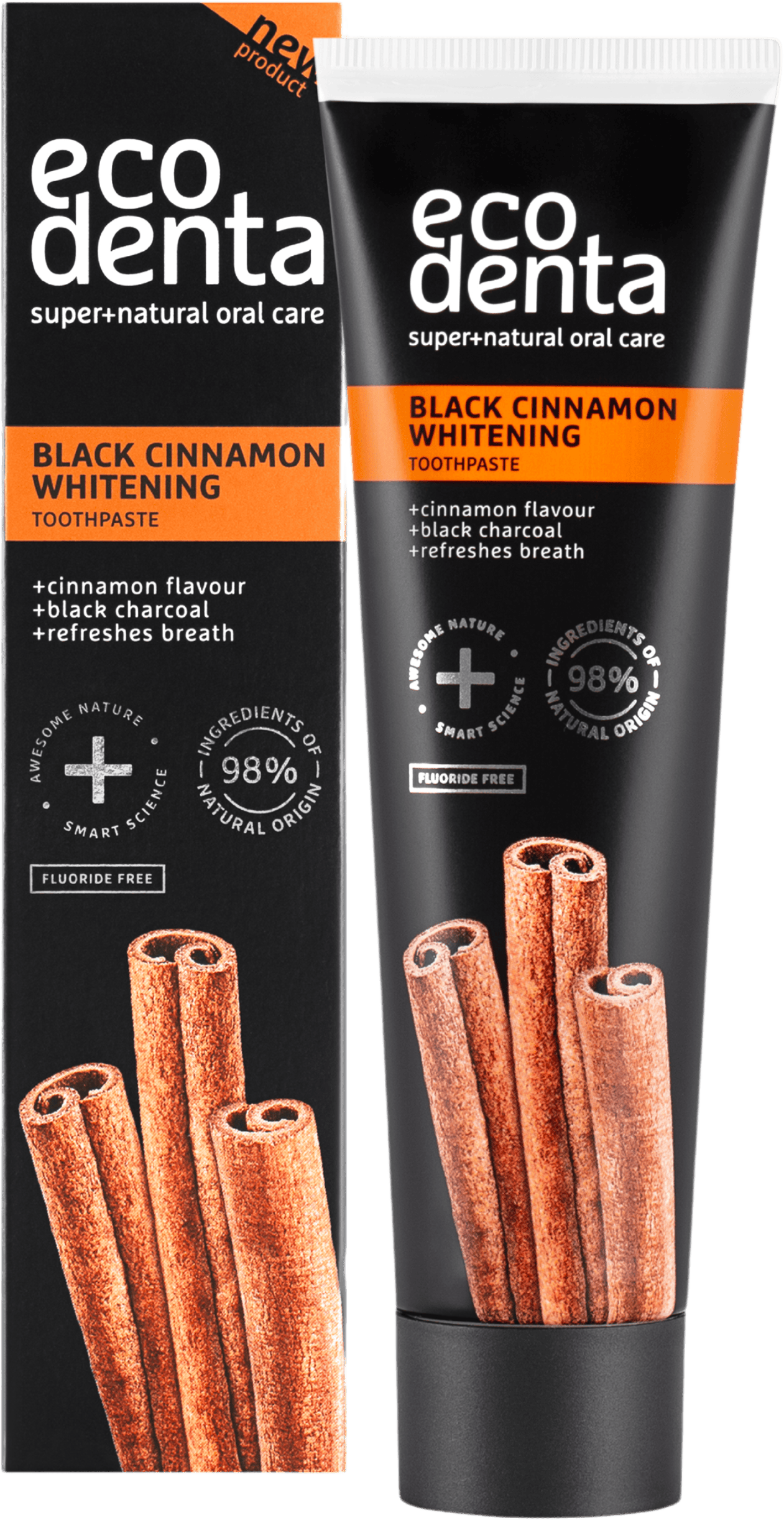 Ecodenta Black Cinnamon Whitening Toothpaste 100ml