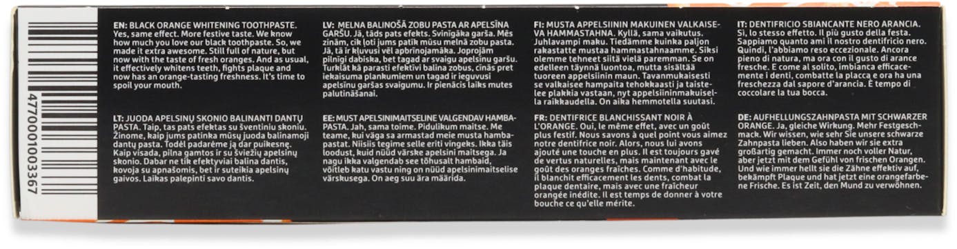 Ecodenta Black Orange Whitening Toothpaste 100ml - 4