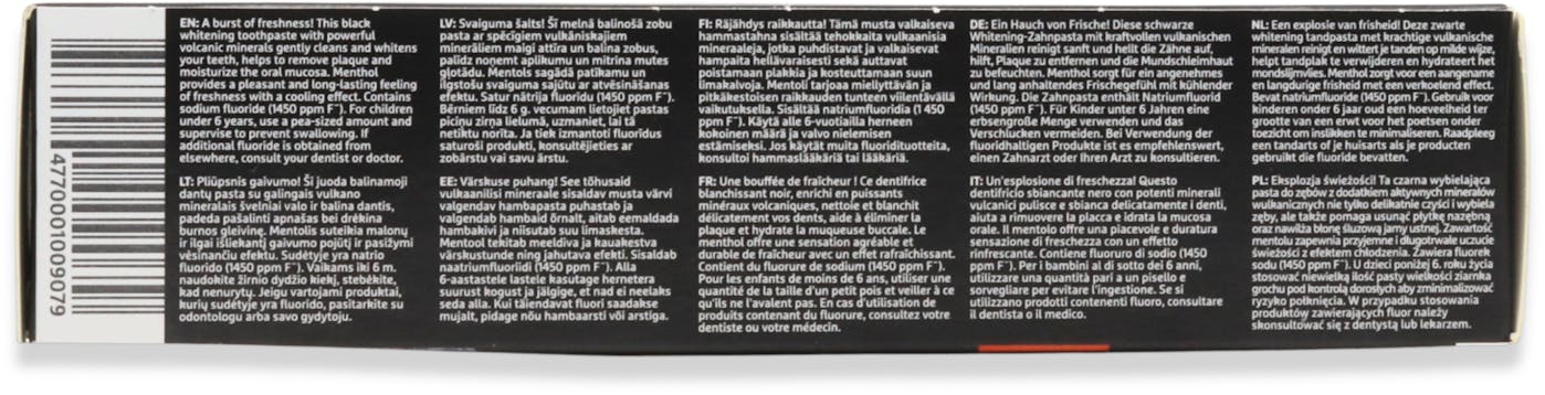 Ecodenta Black Volcanic Whitening Toothpaste 100ml - 4