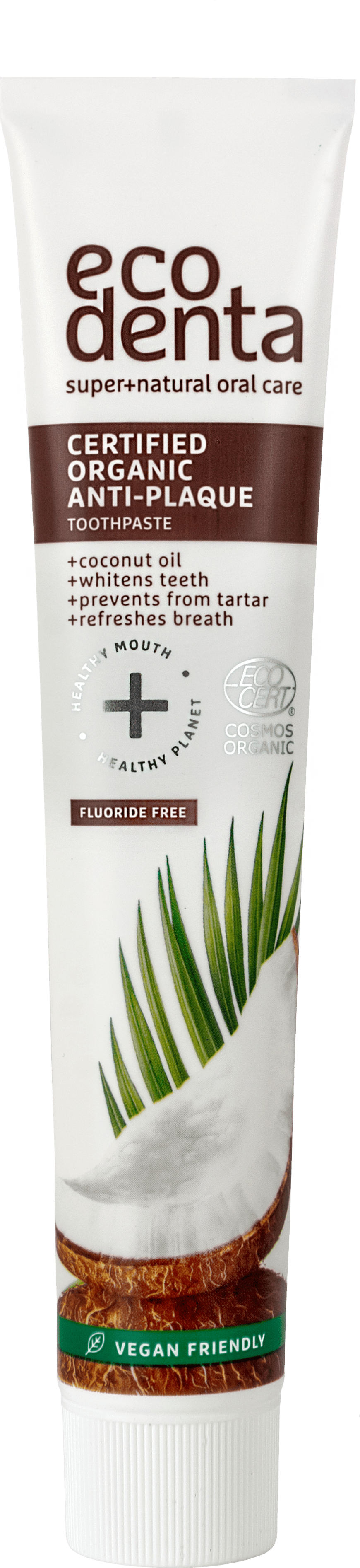 Ecodenta Organic Anti-Plaque Toothpaste with Coconut Oil 75ml