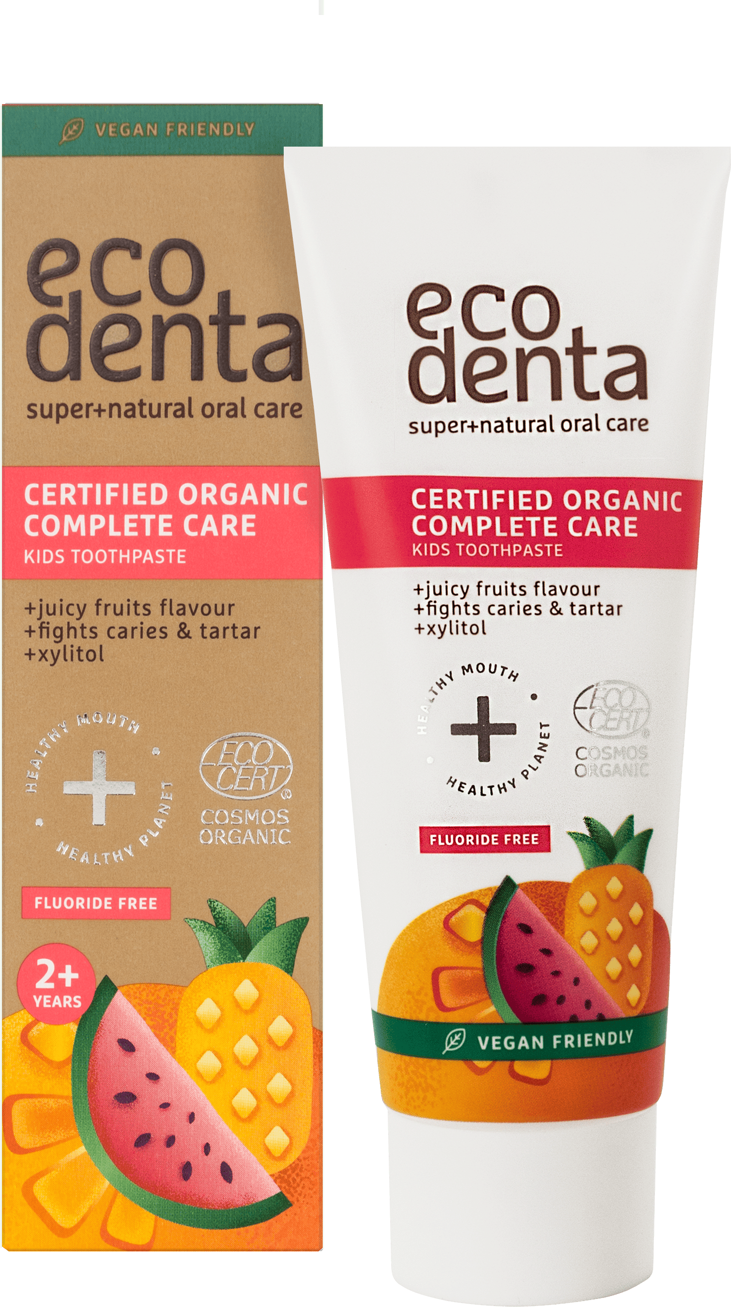 Ecodenta Certified Organic Juicy Fruit Kids Toothpaste 75ml