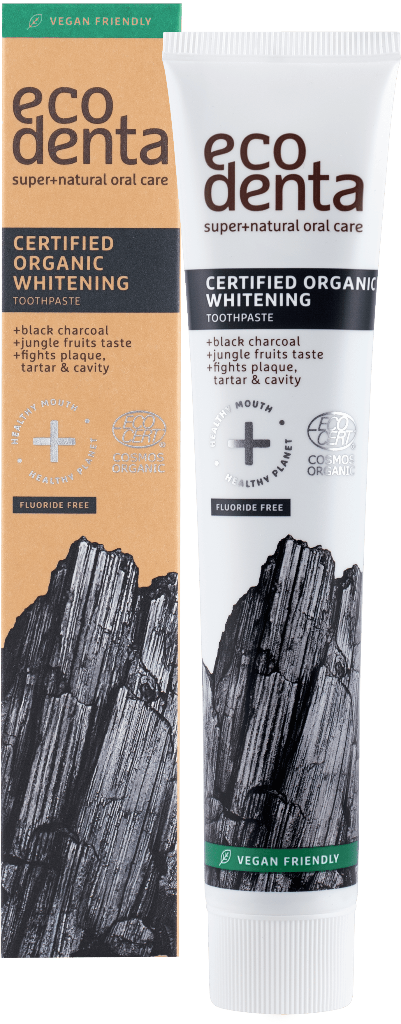 Ecodenta Certified Organic Whitening Toothpaste with Charcoal 75ml