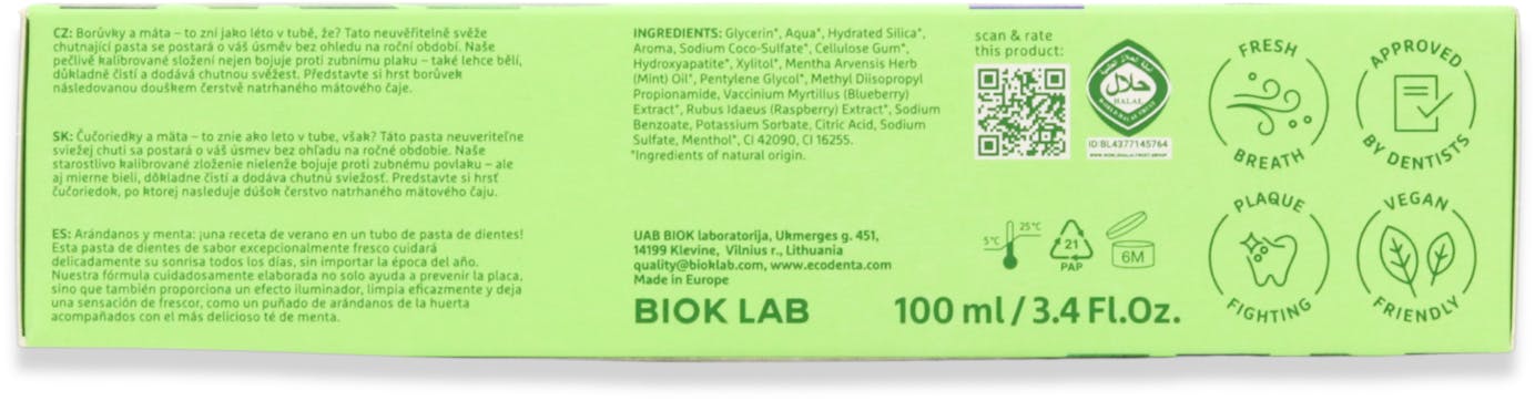 Ecodenta Fresh Breath Toothpaste 100ml - 3