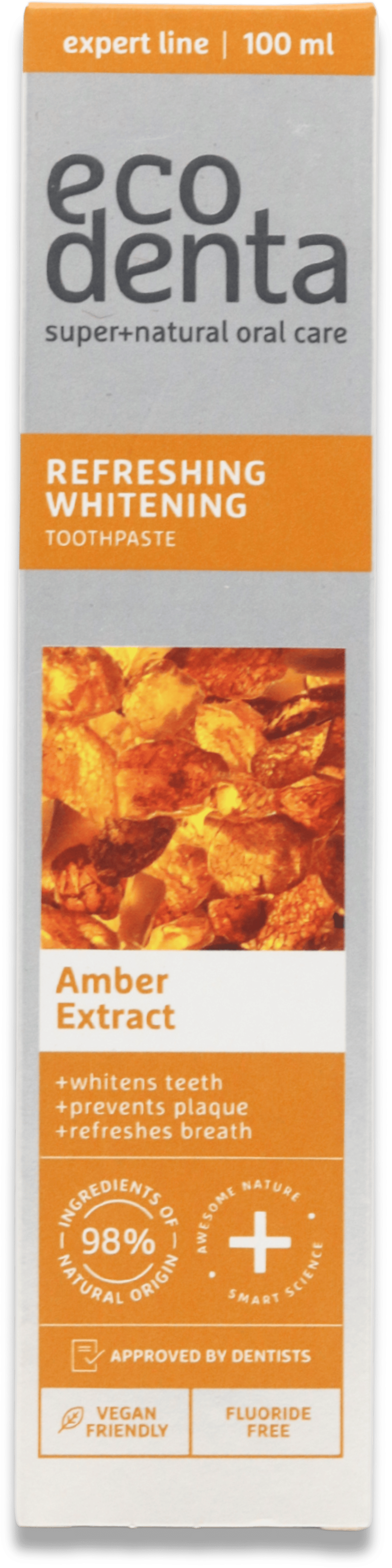 Ecodenta Refreshing Whitening Toothpaste with Amber Extract 100ml