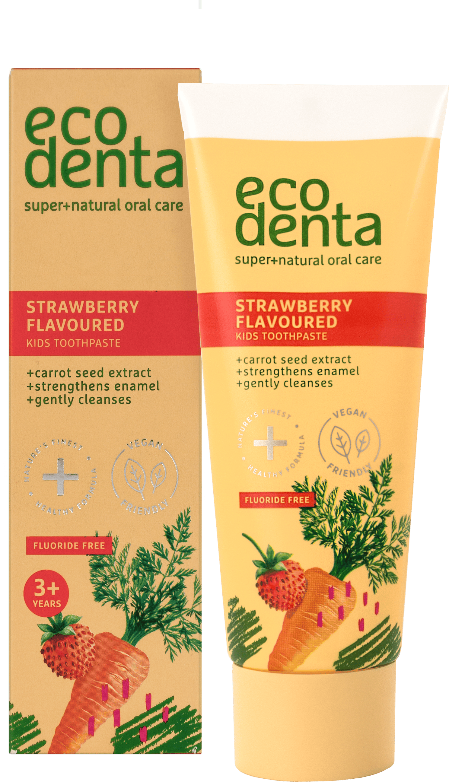 Ecodenta Wild Strawberry Flavoured Kids Toothpaste 75ml