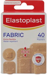 Elastoplast Fabric Extra Flexible Breathable 40 Plasters