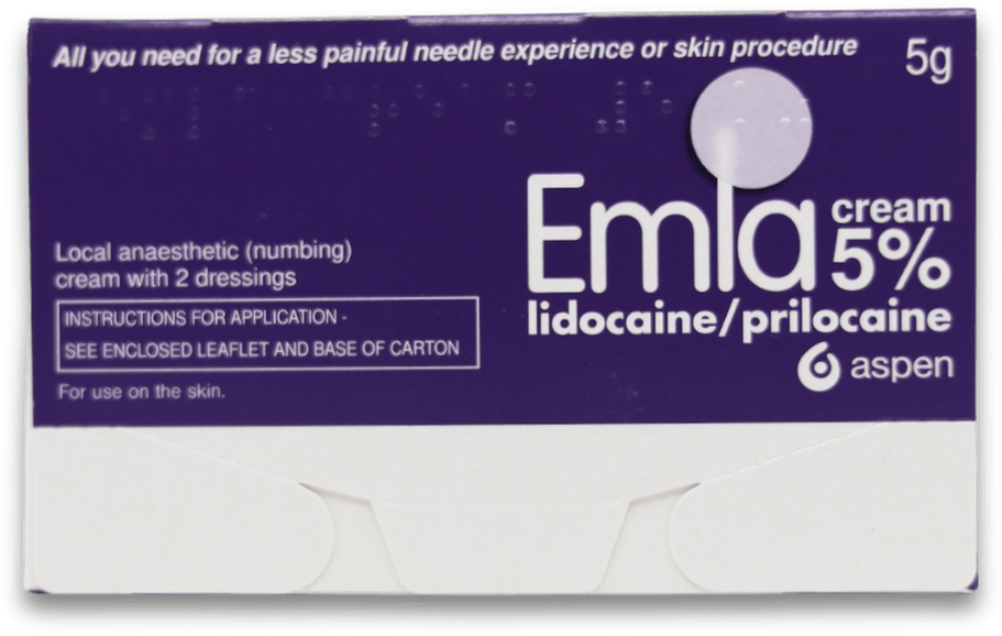 Emla Cream 5g & 2 Dressings