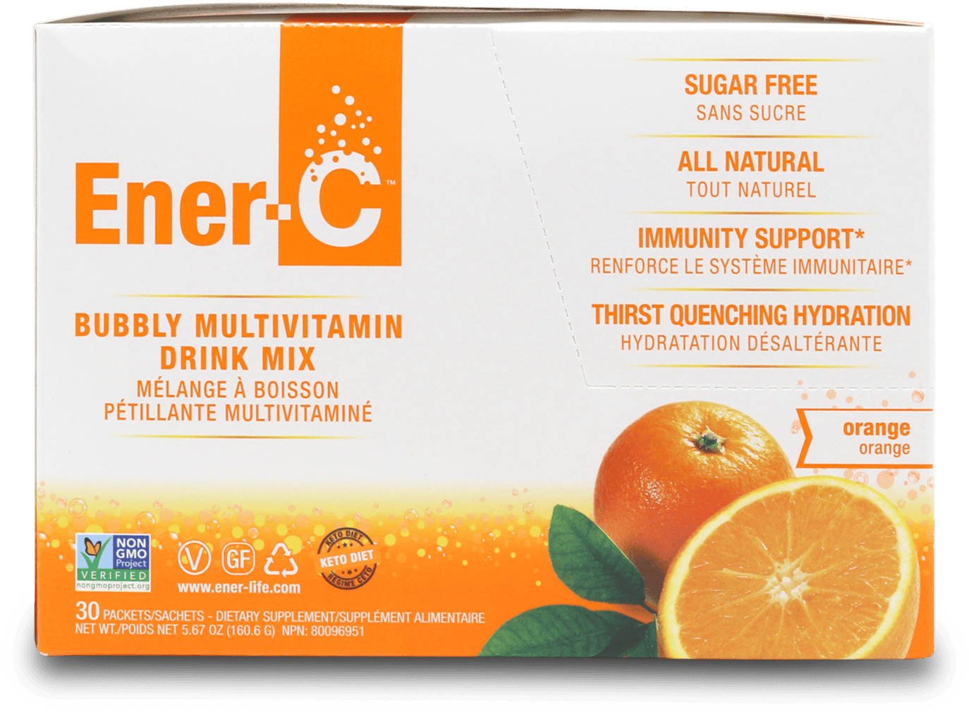 Ener-C Orange Sugar Free  30 Sachets