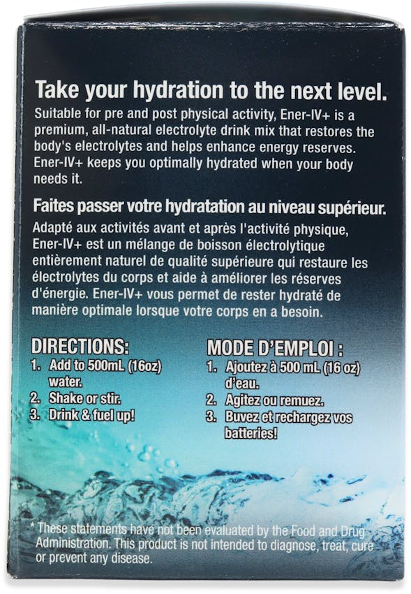 Ener-IV Electrolyte Drink Mix+ Mixed Berry 12 Sachets - 2