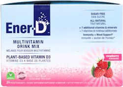 Ener-Life Vit D3 1000IU Raspberry Sugar Free