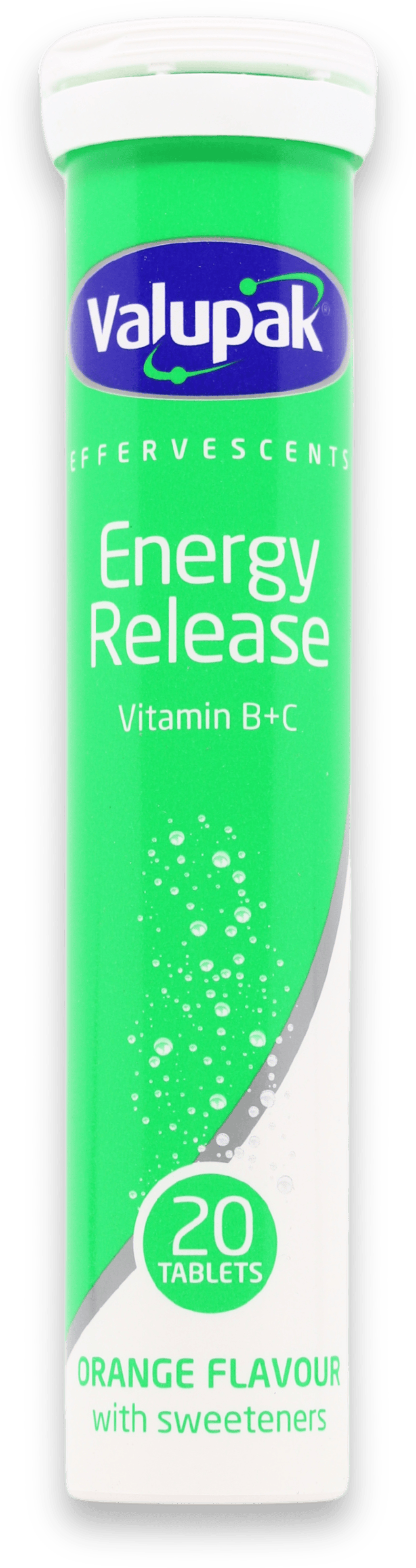 Energy Release Vitamin B+C 20 Effervescent Tablets