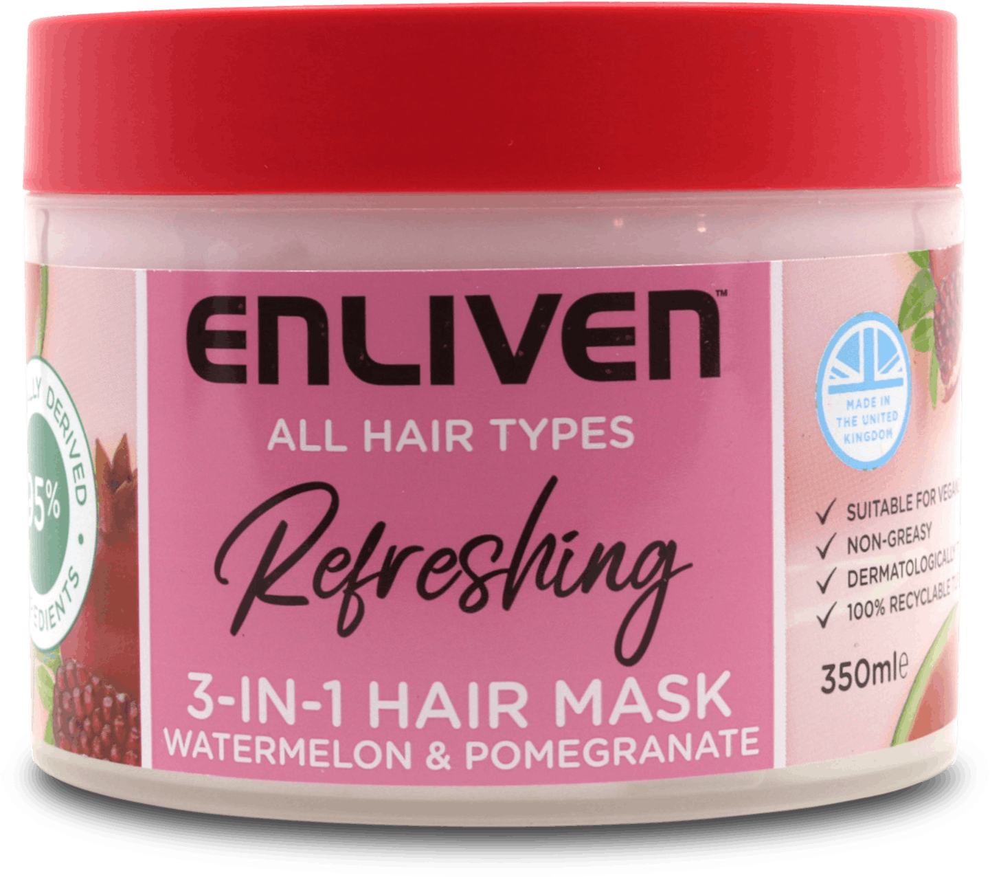 Enliven Fruits Hair Mask Refresh 350ml | Medino