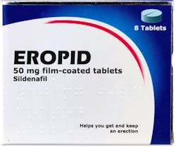 Eropid Sildenafil 50mg 8 Tablets