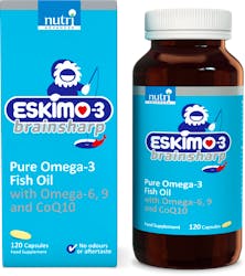 Nutri Advanced Eskimo-3 Brainsharp Fish Oil 120 Capsules