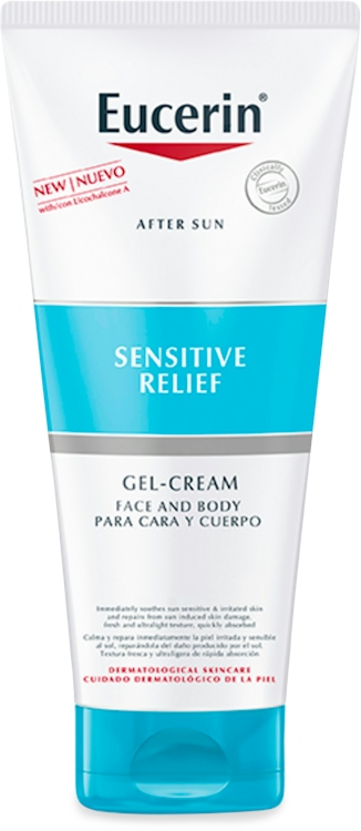 Eucerin Sensitive Relief Aftersun Gel Cream 200ml in Clear