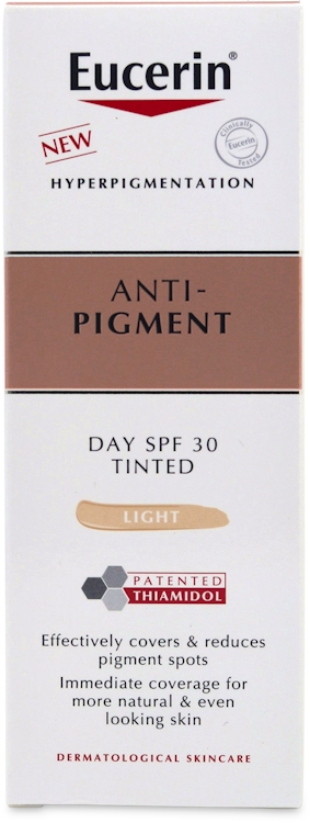Photos - Sun Skin Care Eucerin Anti-Pigment Day Cream Tinted SPF30 Light 50ml 