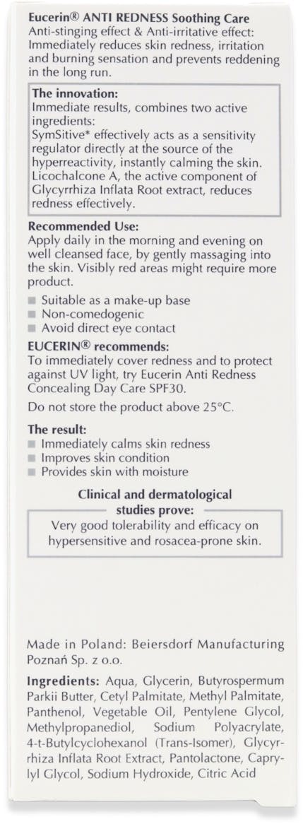 Eucerin Anti Redness Soothing Care Cream 50ml - 2