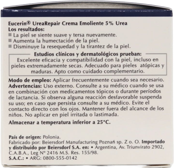 Eucerin Dry Skin Replenishing Cream 5% Urea with Lactate & Carnitine 75ml - 2