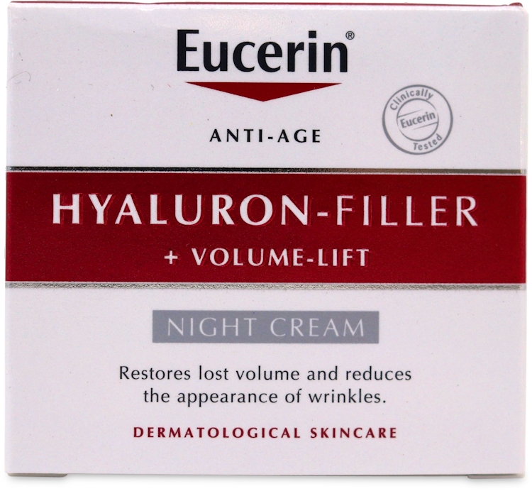 Photos - Cream / Lotion Eucerin Hyaluron Filler + Volume Lift Night Cream 50ml 