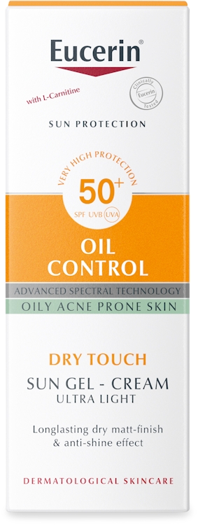 Eucerin Hyaluron-Filler Epigenetics Serum 30ml & Sun Face Oil Control 50ml Gel Bundle to Protect & Reverse signs of ageing