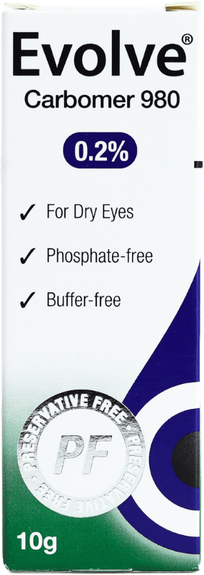 Evolve Carbomer  0.2% Eye Gel 10g