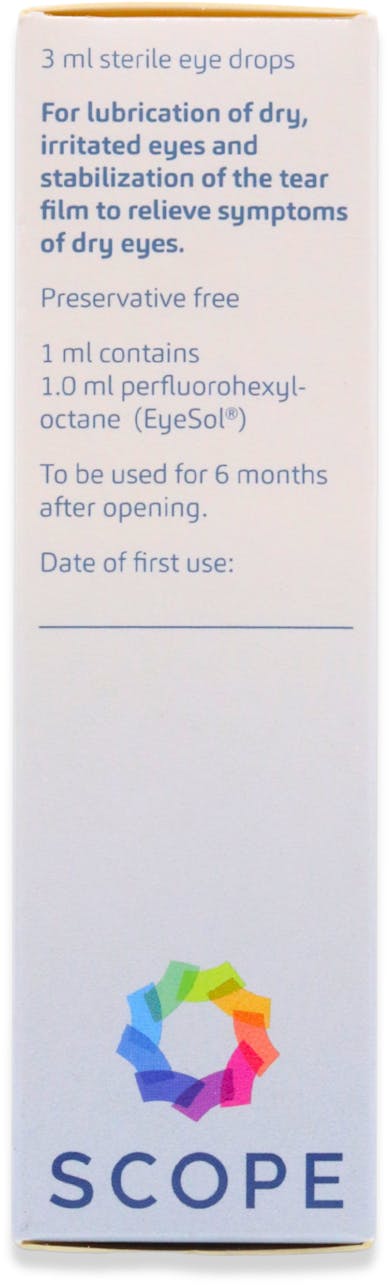 EvoTears Preservative Free Eye Drops 3ml - 3