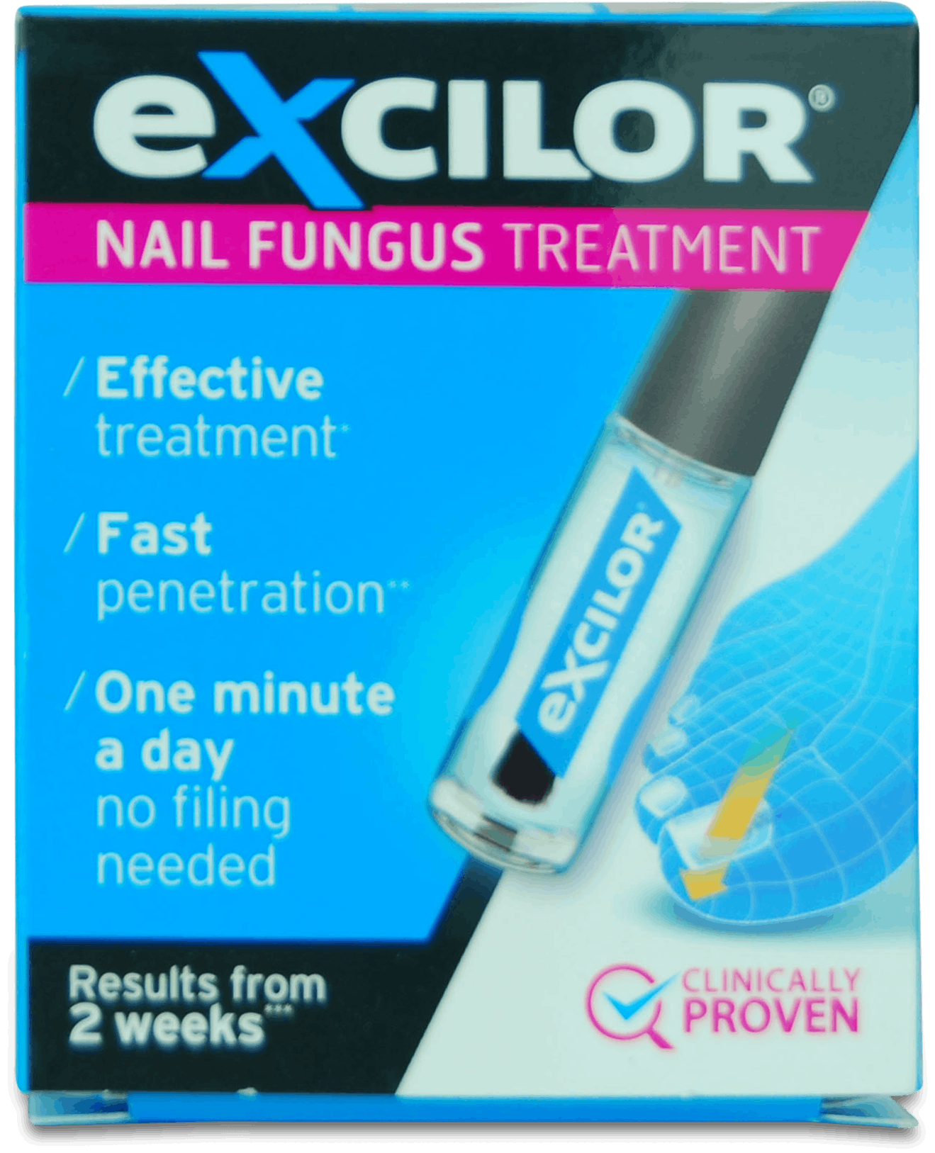 Buy Excilor Solution for Fungal Nail Infection Treatment 3.3ml medino