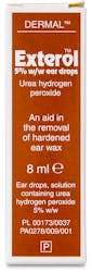 Exterol 5% Ear Wax Removal Drops 8ml