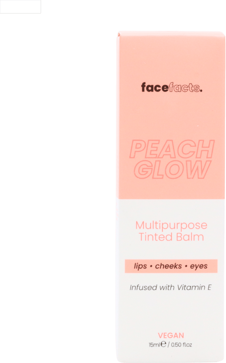 Face Facts Multipurpose Tinted Balm Peach Glow 15ml