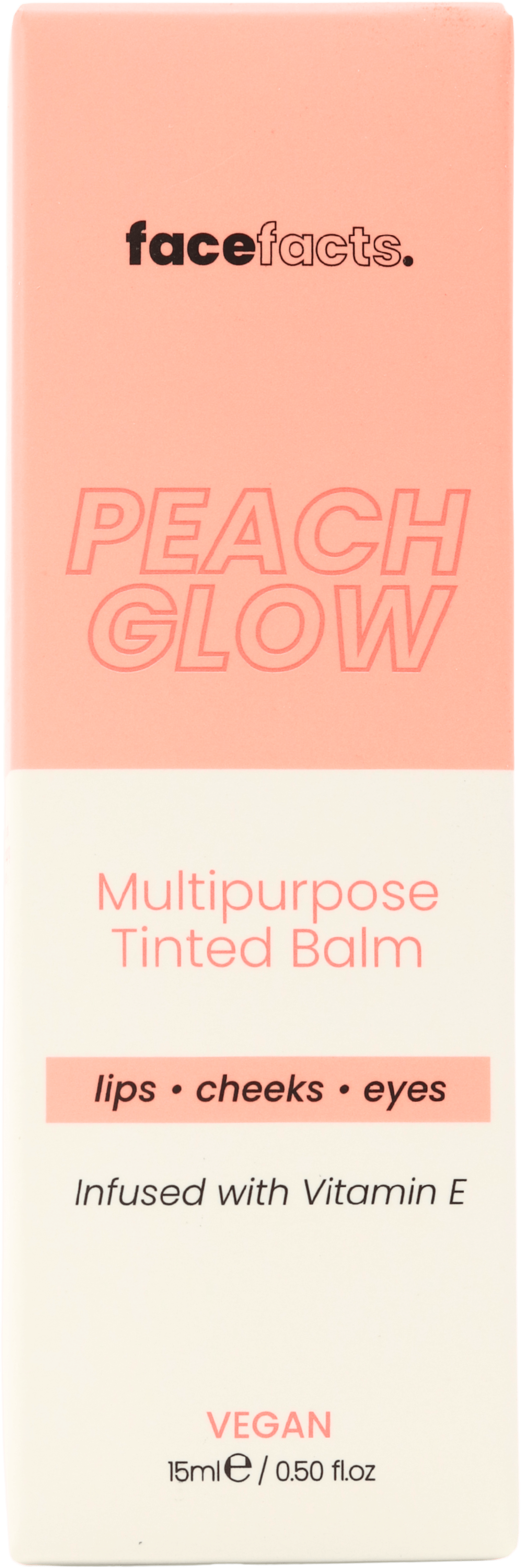 Face Facts Multipurpose Tinted Balm Peach Glow 15ml