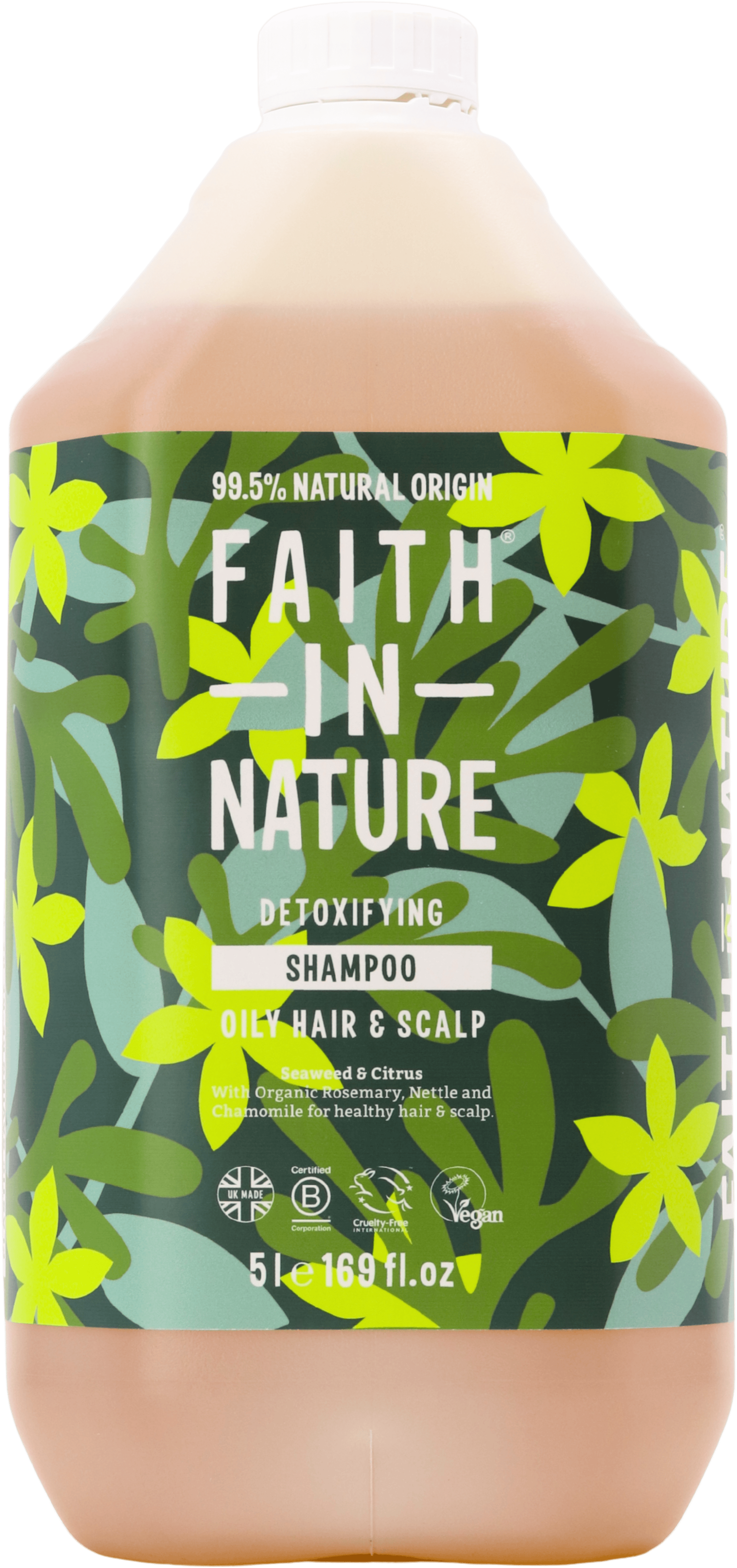 Faith in Nature Detoxifying Shampoo Seaweed & Citrus 5L