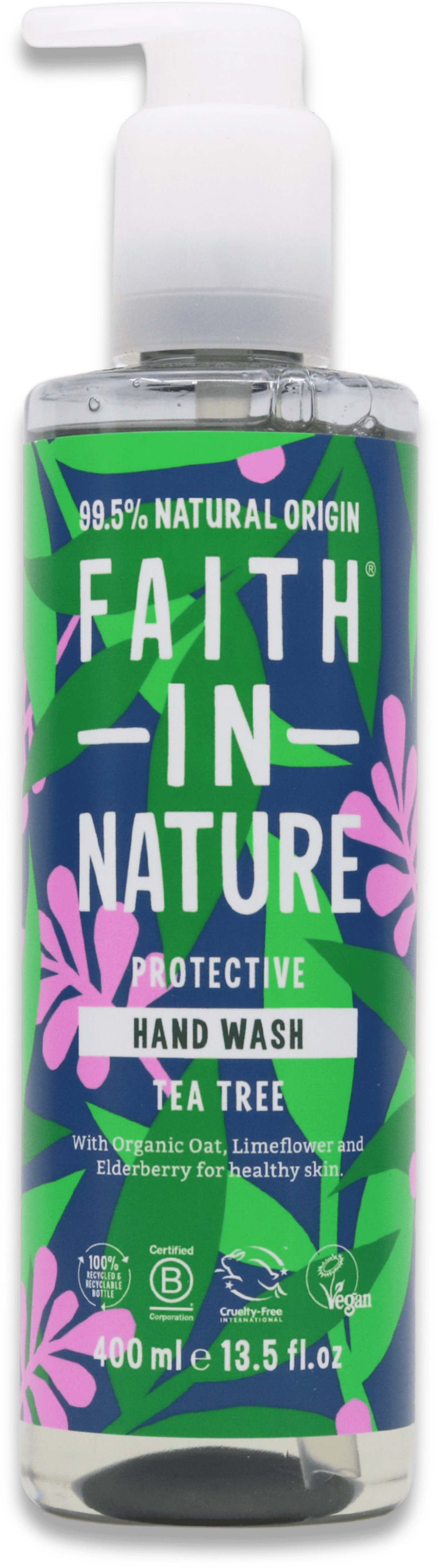Faith In Nature Tea Tree Hand Wash 400ml