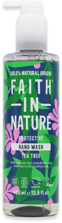 Tea Tree Hand Wash 400ml – 99.5% Natural Origin, Tested on Sensitive Skin