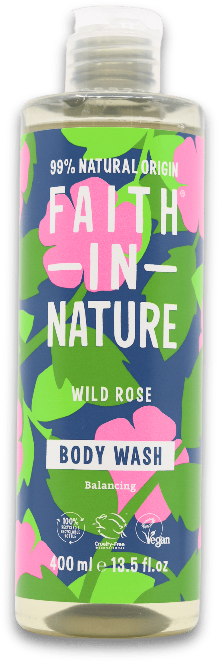 Faith In Nature Wild Rose Body Wash 400ml