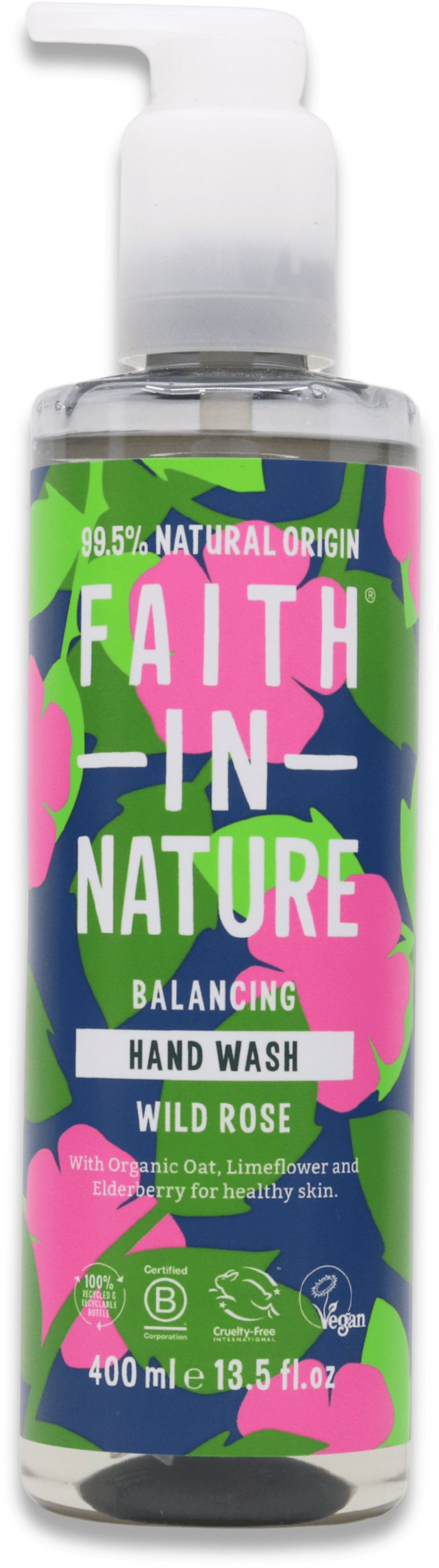 Faith In Nature Wild Rose Hand Wash 400ml