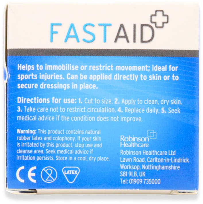 Fast Aid Zinc Oxide Non-Stretch Tape 5cm x 5cm - 2