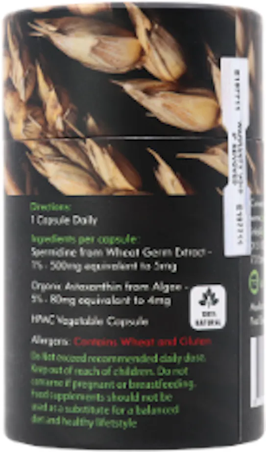 Feel Supreme Premium Spermidine & Astaxanthin Complex  60 Capsule - 2