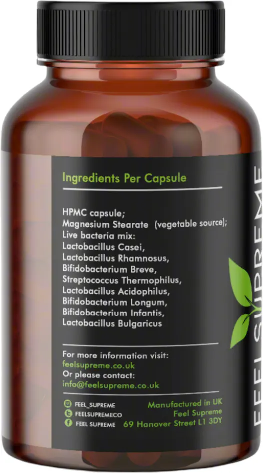 Feel Supreme Probiotics 30 Capsules - 2