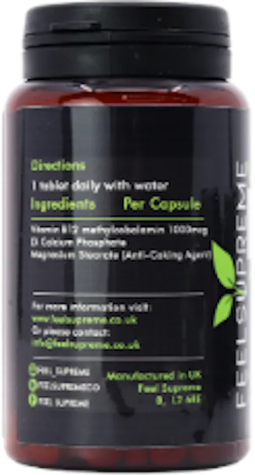 Feel Supreme Vitamin B12 60 Tablets - 3