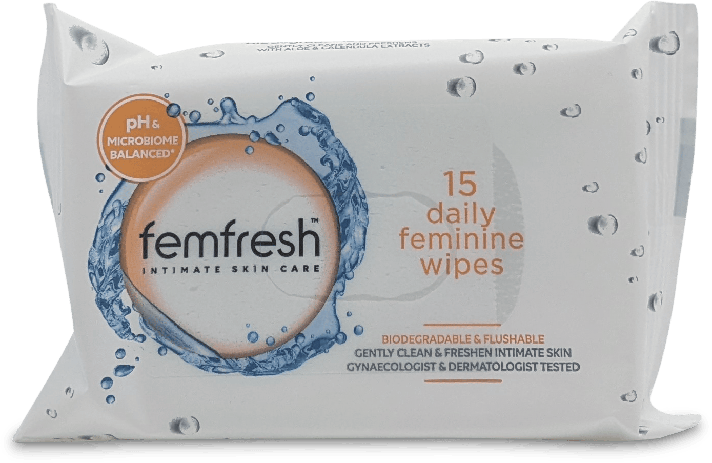 Femfresh Feminine Intimate Wipes 15 Pack