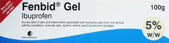 Fenbid Ibuprofen 5% w/w Gel 100g