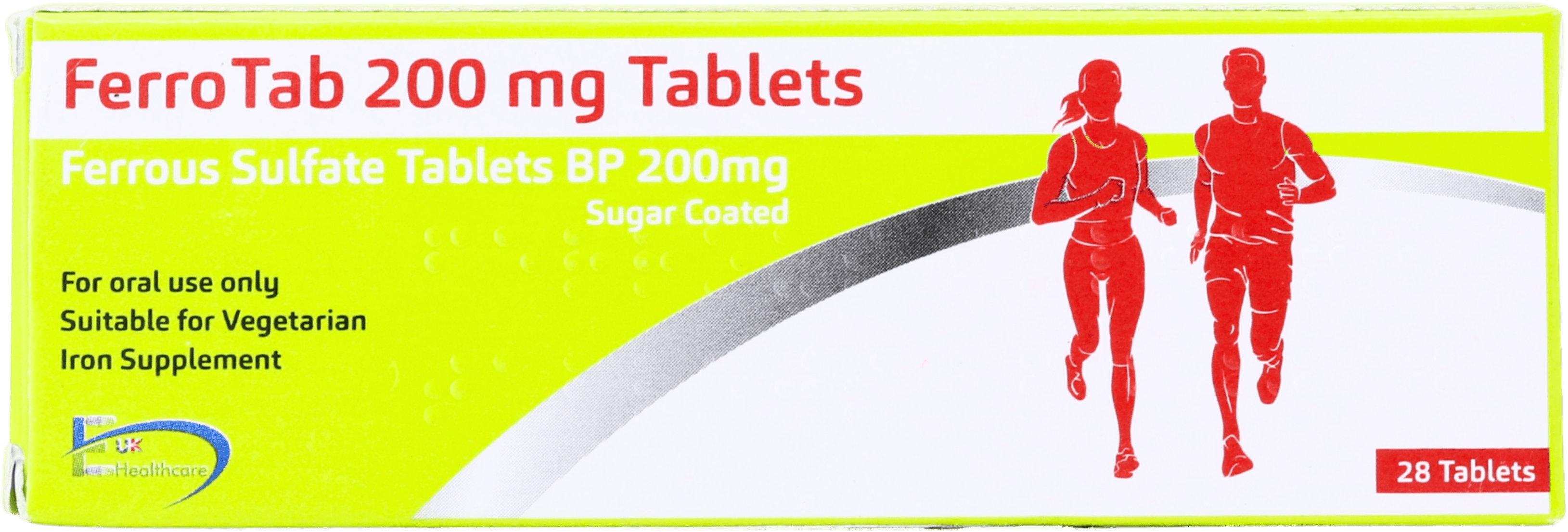FerroTab Ferrous Sulfate 200mg 28 Tablets