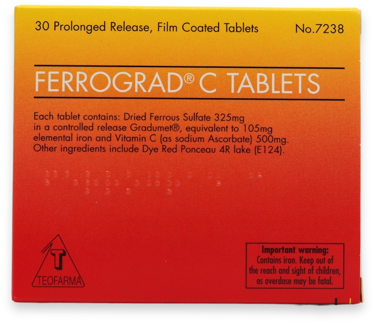 Ferrograd C Prolonged Release Tablets 30