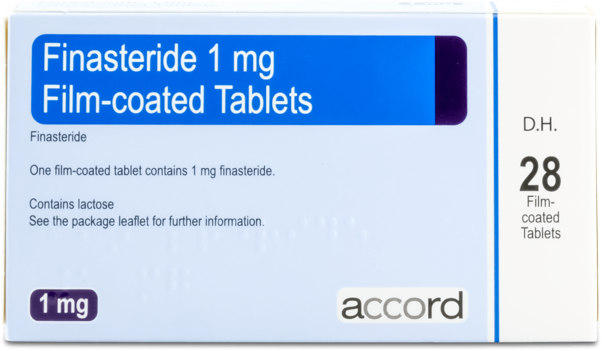 Accord Finasteride 1mg (PGD) 28 Tablets | Medino