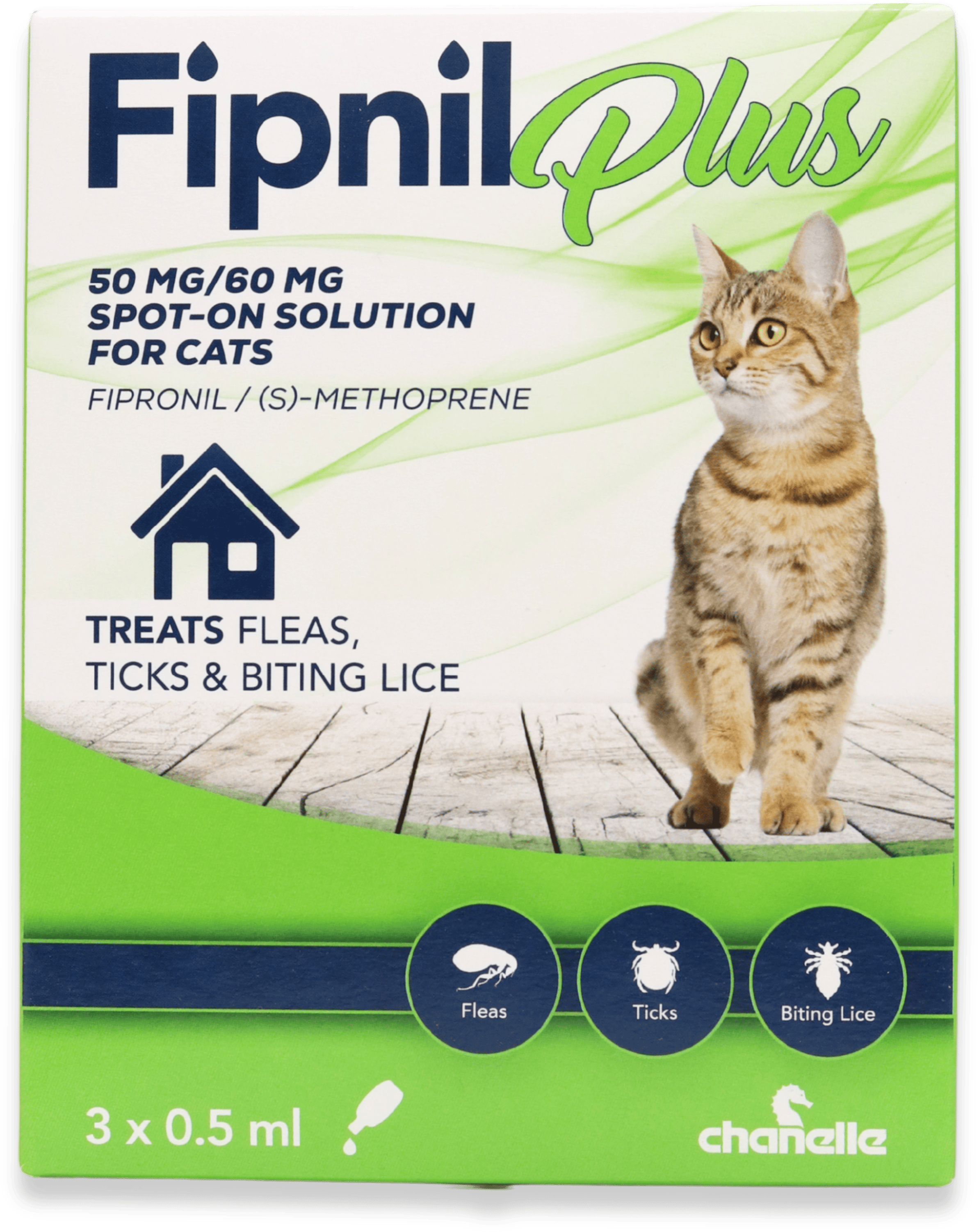 Fipnil Plus Spot-On Solution for Cats 3 x 0.5ml