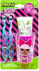 Firefly LOL Surprise Dental Set: 2 Toothbrushes, Toothpaste & Beaker