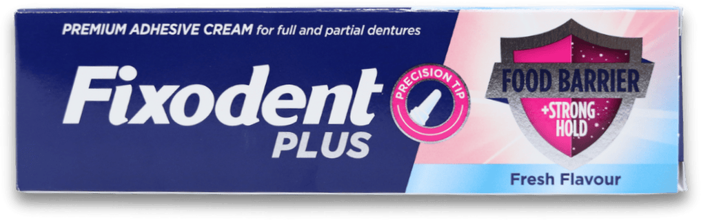 Fixodent Adhesive Cream Plus Fresh Flavour 40g
